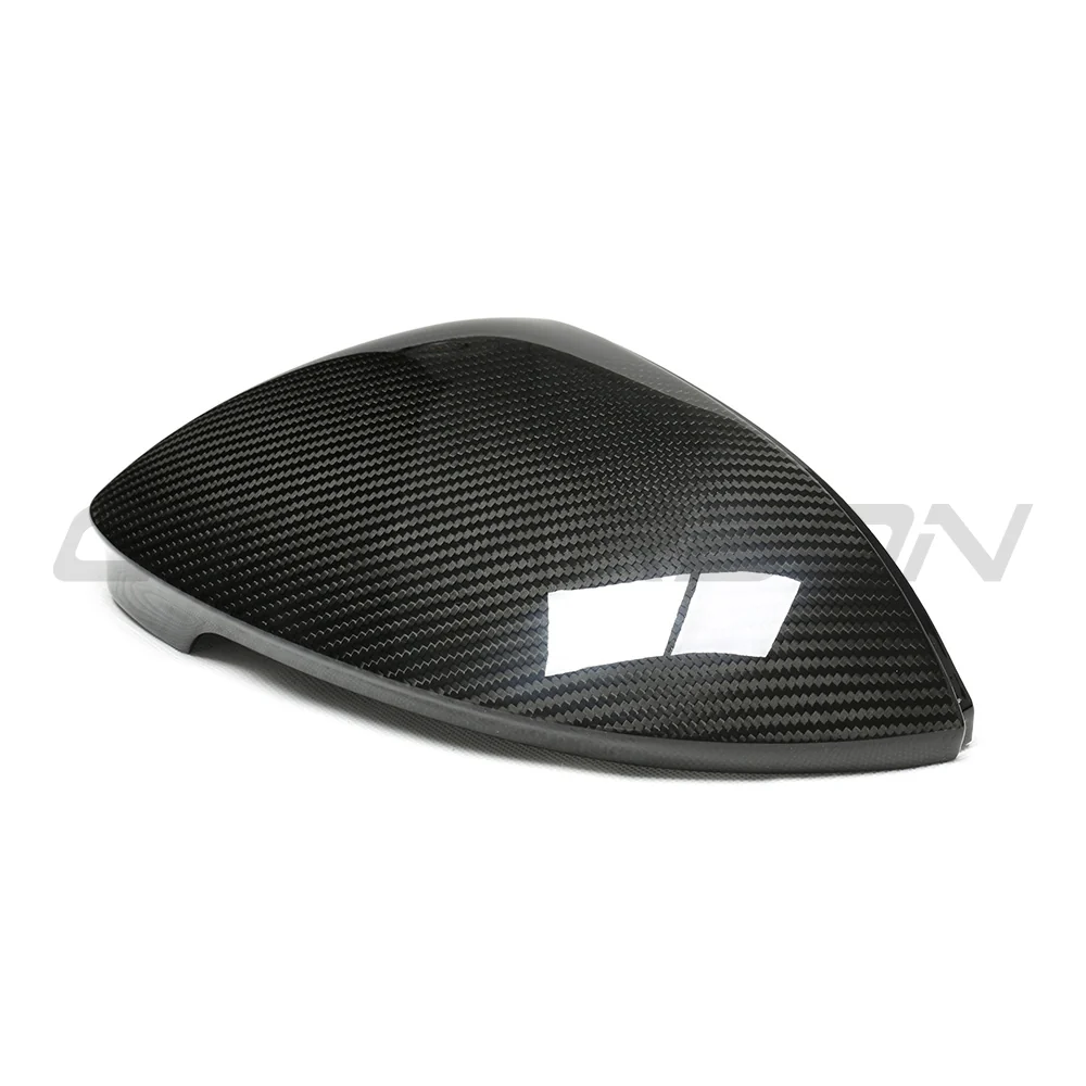 VW GOLF MK8 CARBON FIBRE MIRRORS - WITHOUT LANE ASSIST-Mirrors-CT CARBON-CT Carbon - High-quality carbon fiber and gloss black aerodynamic parts for premium sports and luxury vehicles.