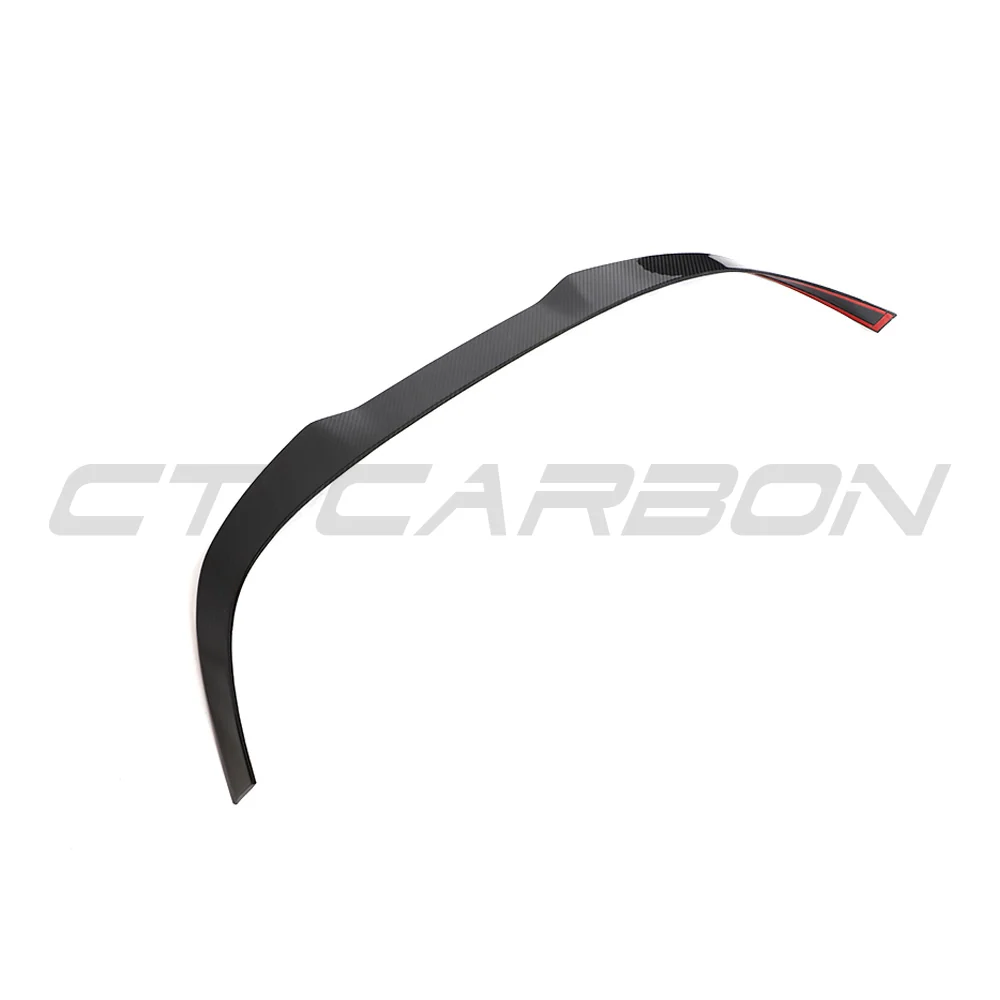 VW GOLF MK8 CS CARBON FIBRE SPOILER - CT DESIGN-Spoiler-CT CARBON-CT Carbon - High-quality carbon fiber and gloss black aerodynamic parts for premium sports and luxury vehicles.