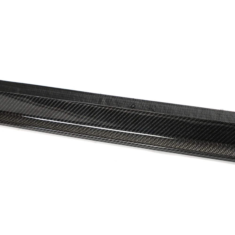 VW GOLF MK8 2020+ R CARBON FIBRE SIDE SKIRTS - V2-Side Skirts-CT CARBON-CT Carbon - High-quality carbon fiber and gloss black aerodynamic parts for premium sports and luxury vehicles.