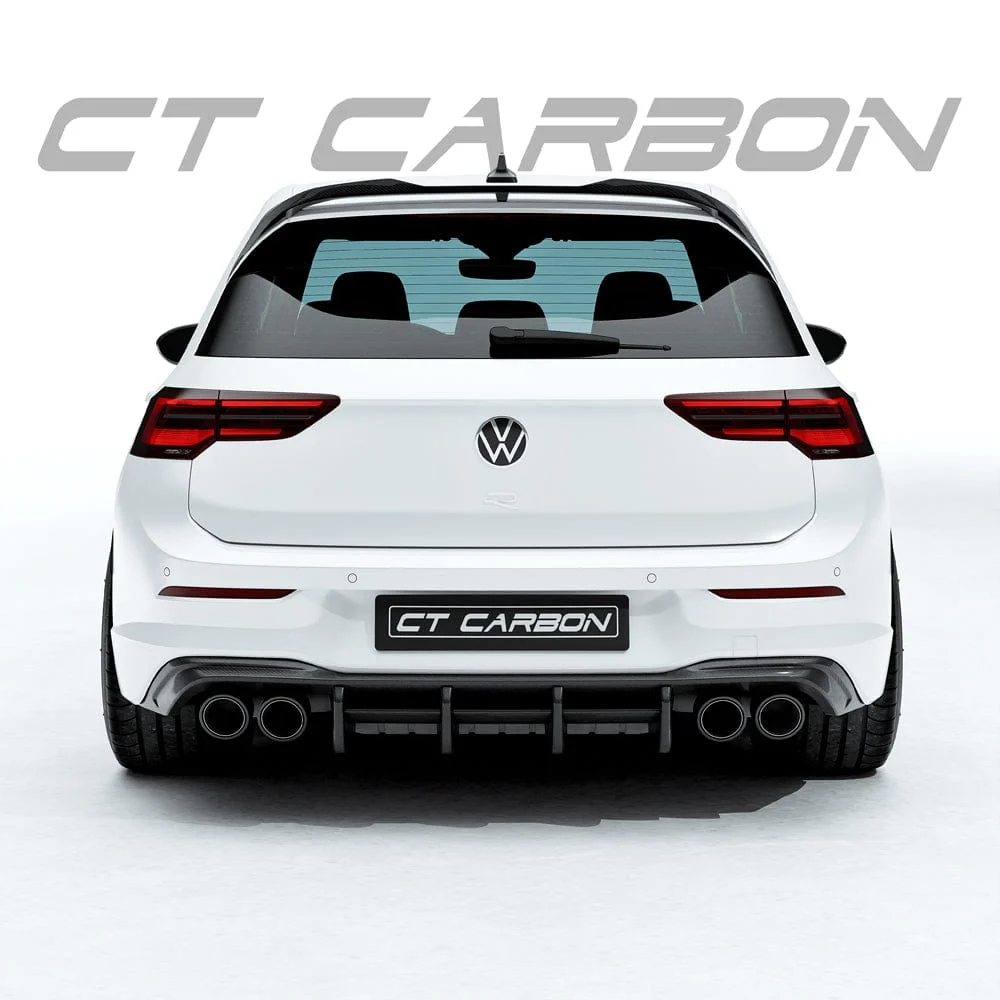 CT CARBON Spoiler VW GOLF MK8 R CARBON FIBRE SPOILER - CT DESIGN