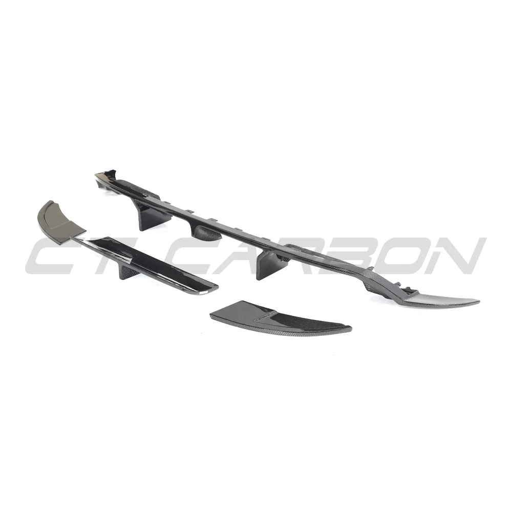 VW GOLF R MK7 2014-2017 CARBON FIBRE DIFFUSER-Diffuser-CT CARBON-CT Carbon - High-quality carbon fiber and gloss black aerodynamic parts for premium sports and luxury vehicles.
