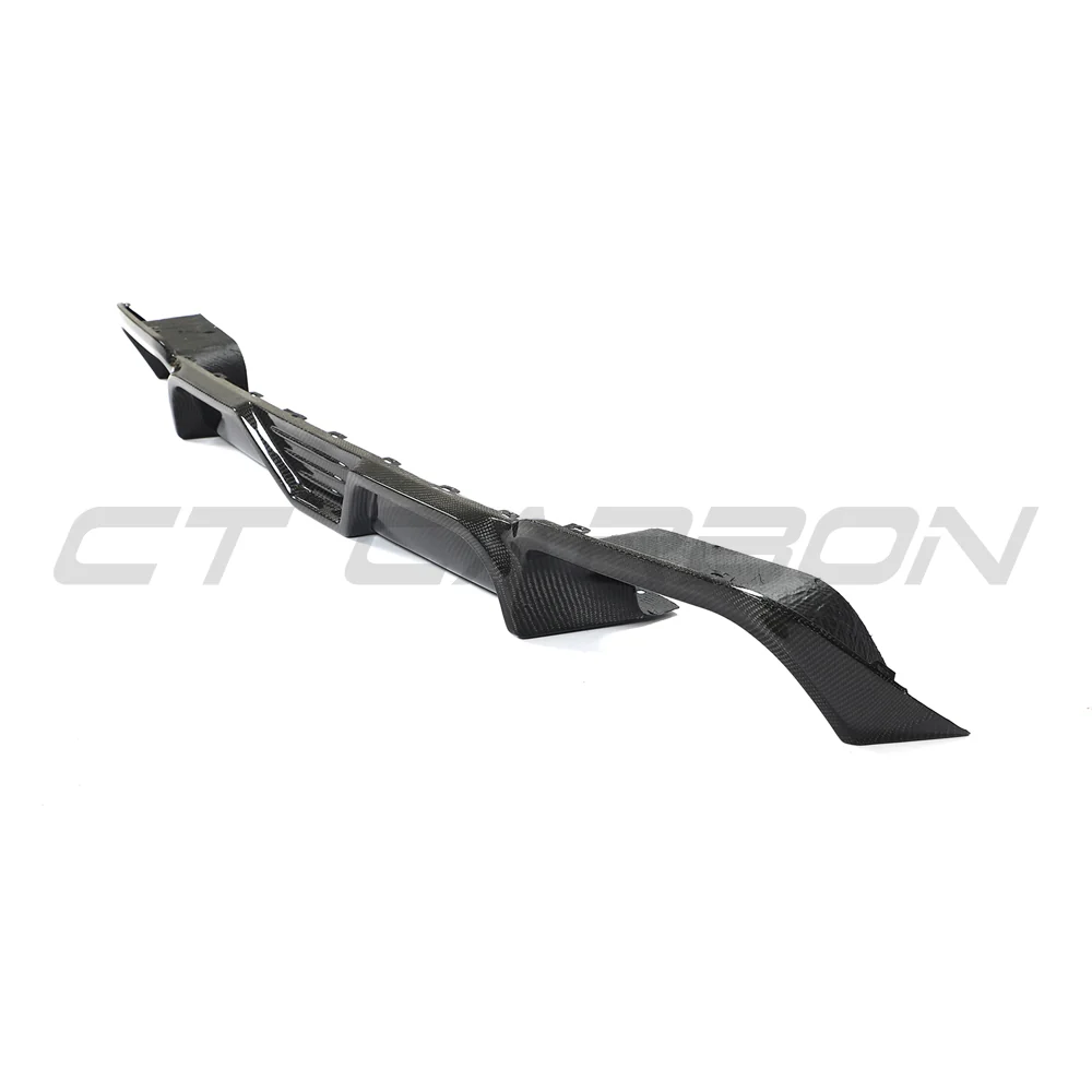 X3M F97 2018-2023 CARBON FIBRE DIFFUSER-Splitter-CT CARBON-CT Carbon - High-quality carbon fiber and gloss black aerodynamic parts for premium sports and luxury vehicles.
